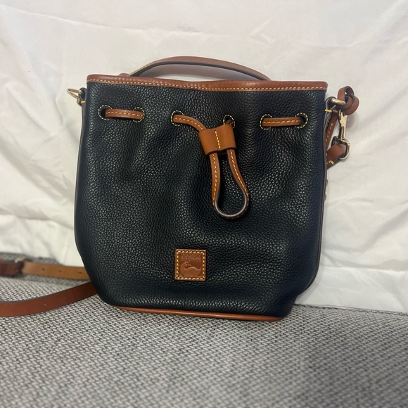 Dooney & Bourke Handbags - Dooney & Bourke Black and Brown Crossbody Bag